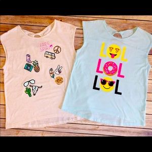Children’s Place 2–Tops LOL / FREE SPIRIT 16
